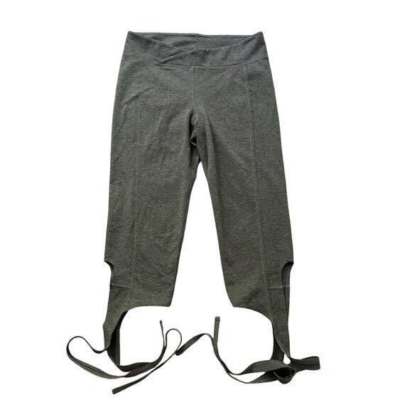 Free People Movement gray tie-ankle leggings size M - Picture 1 of 11